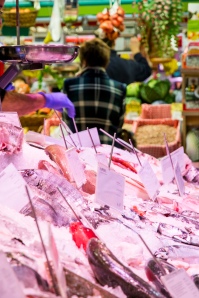 Mercado de Chamberí - Detalle pescadería